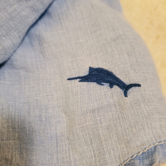 Tommy Bahamas Sea Glass Breezer Linen Shirt size XL.  In excellent condition. - Picture 4 of 7